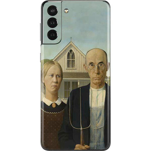 Grant Wood American Gothic Galaxy S21 Plus 5G Skin