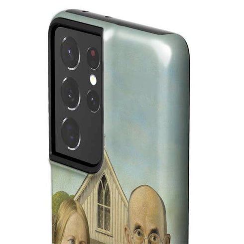 Grant Wood American Gothic Galaxy S21 Ultra 5G Pro Case