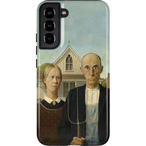 Grant Wood American Gothic Galaxy S22 Plus Pro Case