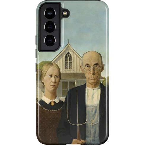 Grant Wood American Gothic Galaxy S22 Pro Case