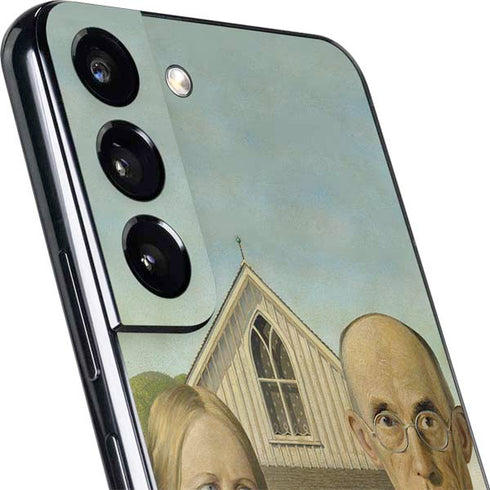 Grant Wood American Gothic Galaxy S22 Skin