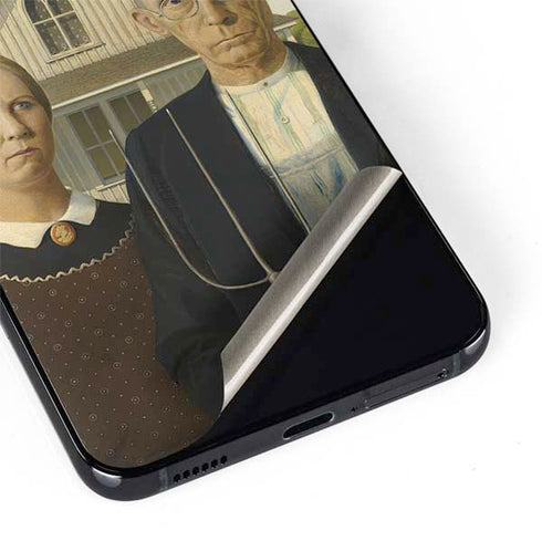 Grant Wood American Gothic Galaxy S22 Skin
