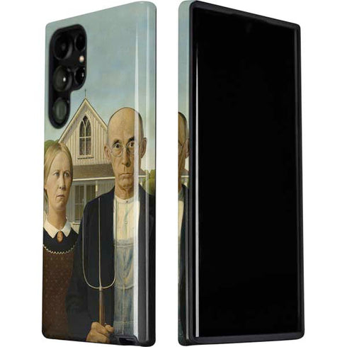 Grant Wood American Gothic Galaxy S22 Ultra Pro Case