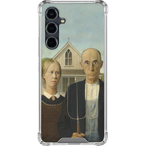 Grant Wood American Gothic Galaxy S23 FE Clear Case
