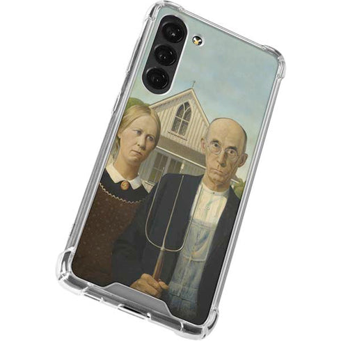Grant Wood American Gothic Galaxy S23 Plus Clear Case