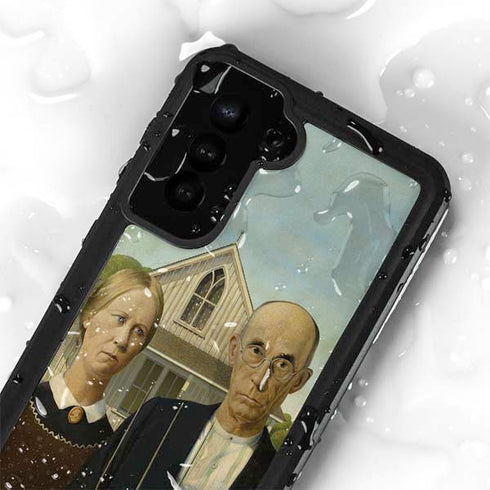 Grant Wood American Gothic Galaxy S23 Plus Waterproof Case
