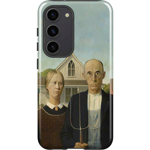 Grant Wood American Gothic Galaxy S23 Pro Case