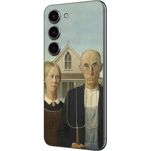Grant Wood American Gothic Galaxy S23 Skin