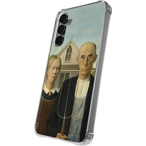 Grant Wood American Gothic Galaxy S24 Plus Clear Case