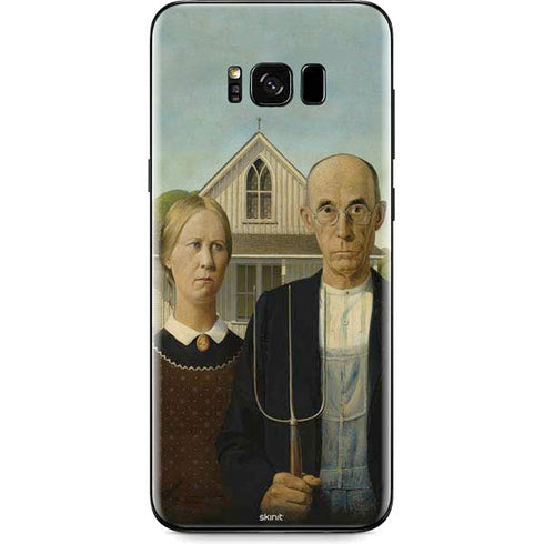 Grant Wood American Gothic Galaxy S8 Plus Skin