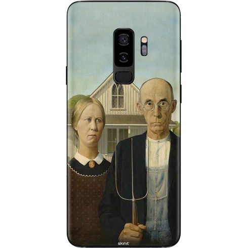 Grant Wood American Gothic Galaxy S9 Plus Skin