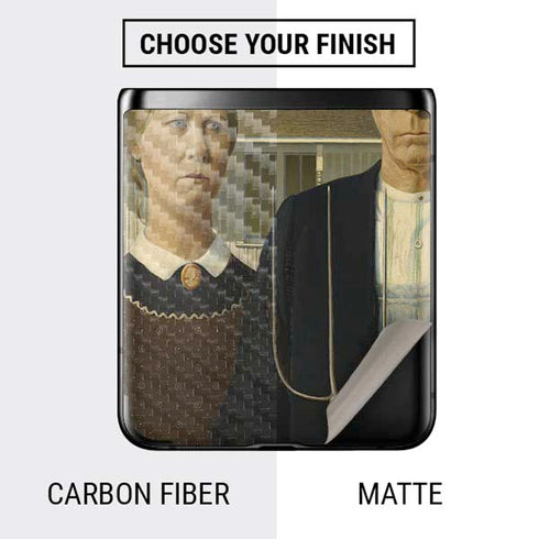 Grant Wood American Gothic Galaxy Z Flip Skin