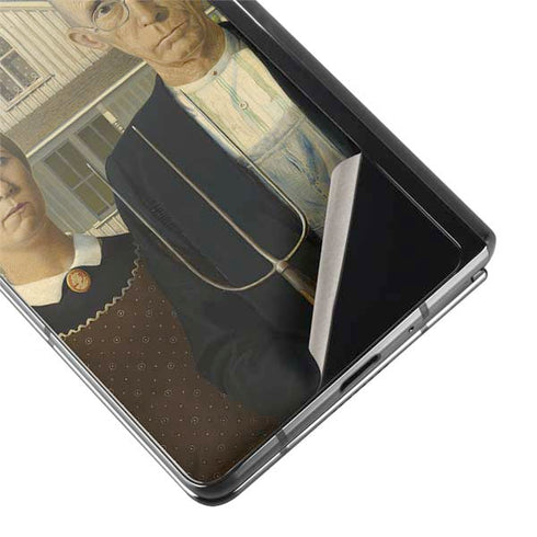 Grant Wood American Gothic Galaxy Z Fold2 5G Skin