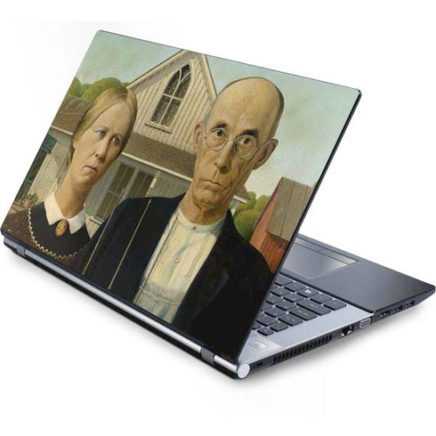 Grant Wood American Gothic Generic Laptop Skin