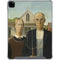 Grant Wood American Gothic iPad Pro 12.9in (2020) Clear Case