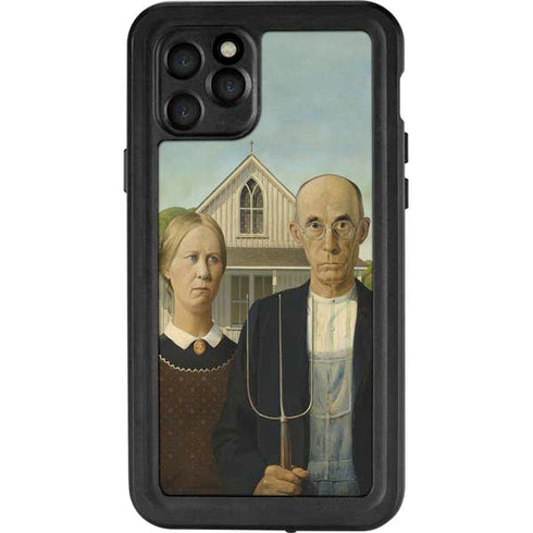 Grant Wood American Gothic iPhone 11 Pro Waterproof Case