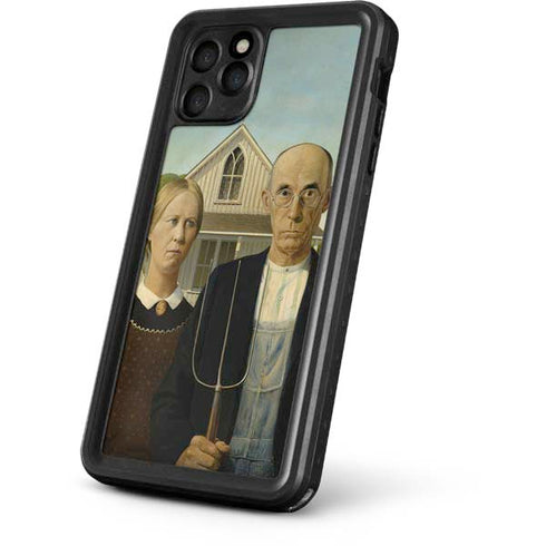 Grant Wood American Gothic iPhone 11 Pro Waterproof Case