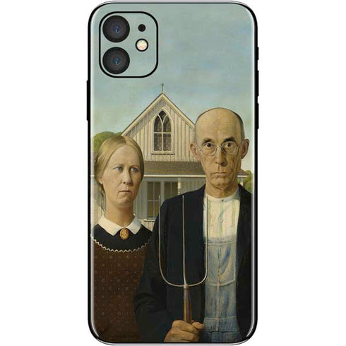 Grant Wood American Gothic iPhone 11 Skin