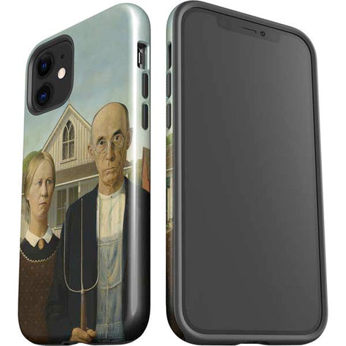 Grant Wood American Gothic iPhone 12 Impact Case