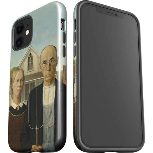 Grant Wood American Gothic iPhone 12 Mini Impact Case