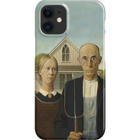 Grant Wood American Gothic iPhone 12 Mini Lite Case