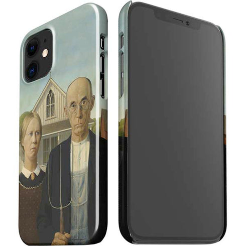 Grant Wood American Gothic iPhone 12 Mini Lite Case