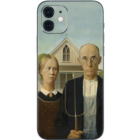Grant Wood American Gothic iPhone 12 Mini Skin