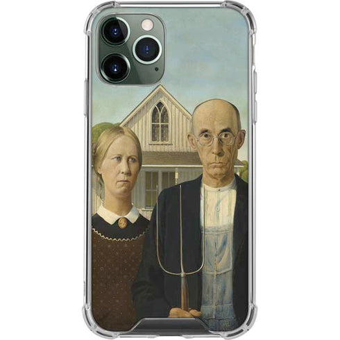 Grant Wood American Gothic iPhone 12 Pro Clear Case