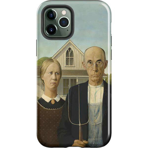 Grant Wood American Gothic iPhone 12 Pro Max Impact Case