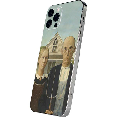 Grant Wood American Gothic iPhone 12 Pro Max Skin