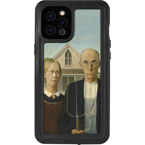 Grant Wood American Gothic iPhone 12 Pro Max Waterproof Case