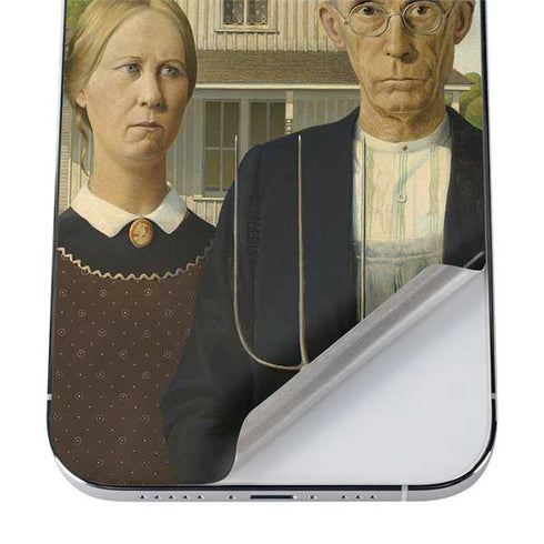 Grant Wood American Gothic iPhone 12 Pro Skin