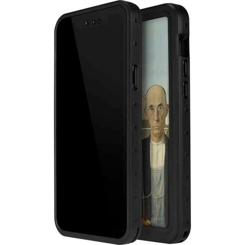 Grant Wood American Gothic iPhone 13 Mini Waterproof Case