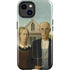 Grant Wood American Gothic iPhone 14 Plus Impact Case