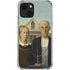 Grant Wood American Gothic iPhone 14 Plus Clear Case