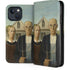 Grant Wood American Gothic iPhone 15 Plus Folio Case