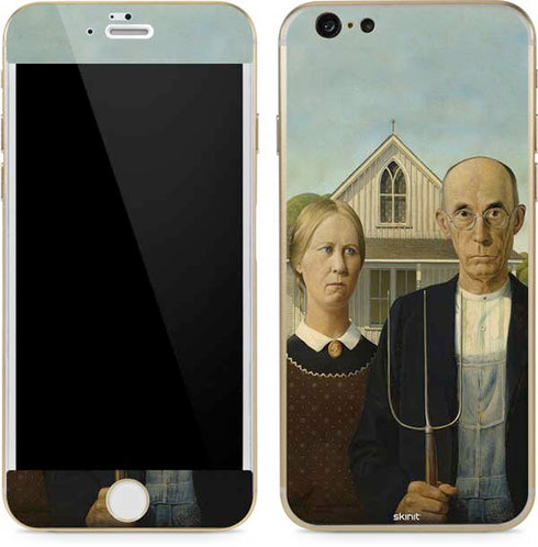 Grant Wood American Gothic iPhone 6/6s Skin