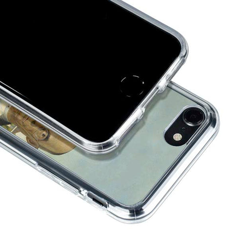 Grant Wood American Gothic iPhone SE (2nd & 3rd Gen) Clear Case