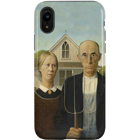 Grant Wood American Gothic iPhone XR Pro Case