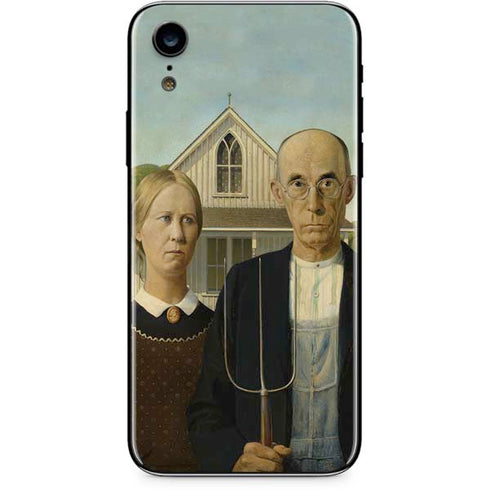 Grant Wood American Gothic iPhone XR Skin