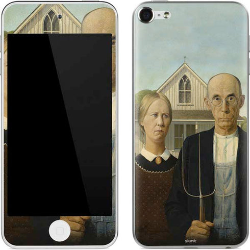 Grant Wood American Gothic Apple iPod Skin