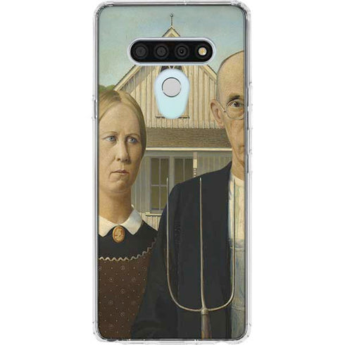 Grant Wood American Gothic LG Stylo 6 Clear Case