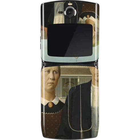 Grant Wood American Gothic Motorola RAZR Skin