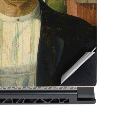 Grant Wood American Gothic MSI GS65 Stealth Laptop Skin