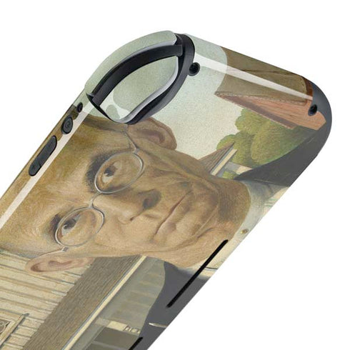 Grant Wood American Gothic Nintendo Switch Lite Skin