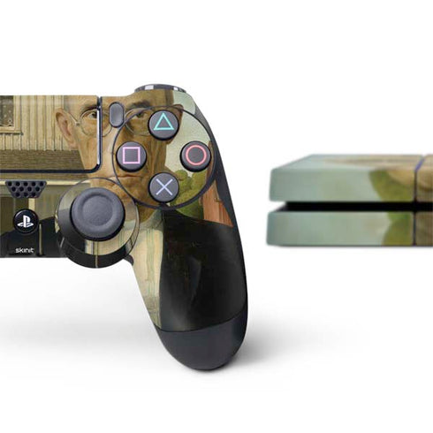 Grant Wood American Gothic PS4 Console and Controller Bundle Skin