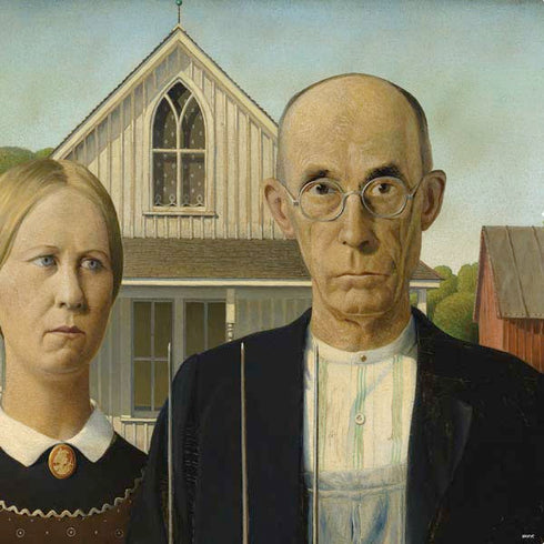 Grant Wood American Gothic PS4 Console and Controller Bundle Skin