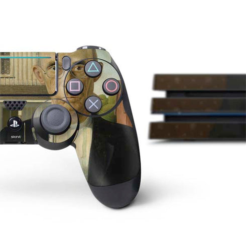 Grant Wood American Gothic PS4 Pro Bundle Skin