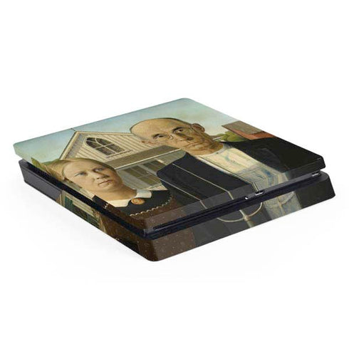 Grant Wood American Gothic PS4 Slim Skin