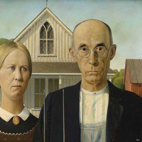 Grant Wood American Gothic PS4 Slim Skin